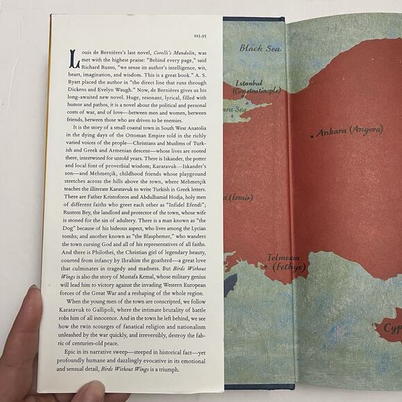 Birds Without Wings by Louis de Bernières First Edition Hardcover Book Novel - Picture 2 of 13